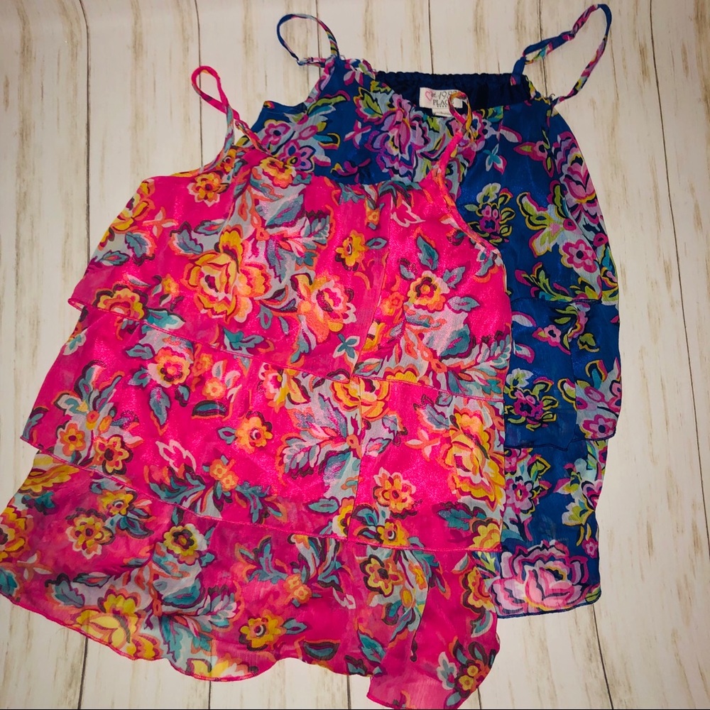 Children’s Place Girls flows tanks 10/12
